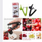 Handheld Cherry Olive Pitter Corer Stone Seed Removal Squeeze Grip Go Nuclear Device Fruit Core Remover Fruit Vegetable Too