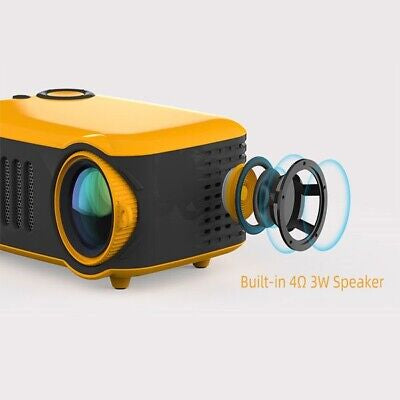 Projector, A2000, Mini Portable LED Projector