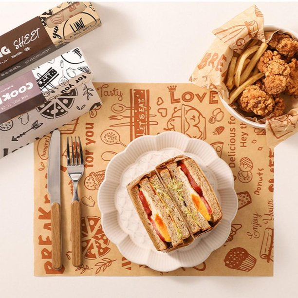 Parchment Paper for Baking, Non-stick Parchment Paper Roll, High Temperature Resistant, Waterproof and Greaseproof Baking Paper For Bread, Cookies, Heat Press, Pans, Oven, Air Fry