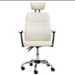 Contemporary Design PU Leather Office Arm Chair With Reclinable Backrest