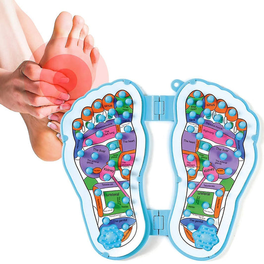Foot Massager Mat Acupuncture Therapy Reflexology Relax Toe Pressure Point Massage Mat