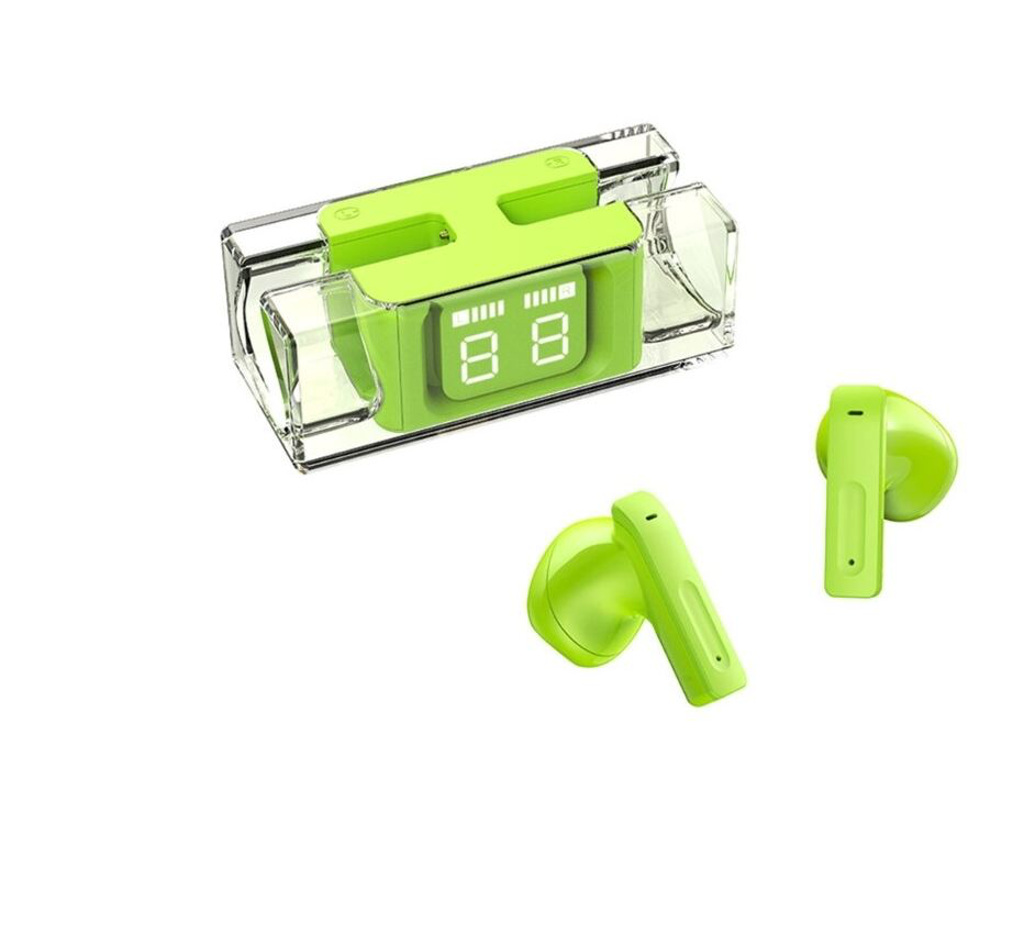 Translucent Bluetooth Headset Intelligent Digital Display