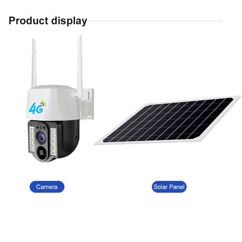 Solar Camera Security Battery Powered Camera Solar Wifi (When there is no electricity)