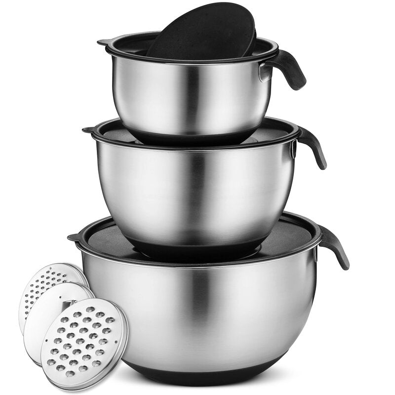 Multifunctional Mixing Bowl Set 3pc
