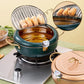 Non-Stick Deep Frying Pot With Thermometer With Drain Lid 20cm
