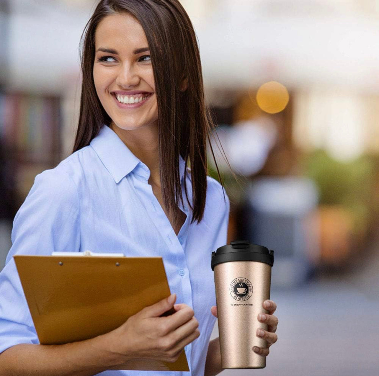 Premium Insulated Travel Coffee Mug