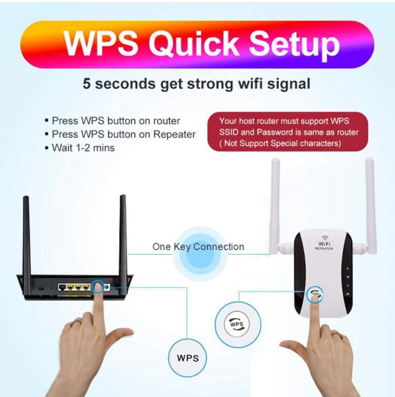 NBKEY Wireless 300Mbps Wifi Repeater 802.11G-B-N Network Router Range Extender wifi booster