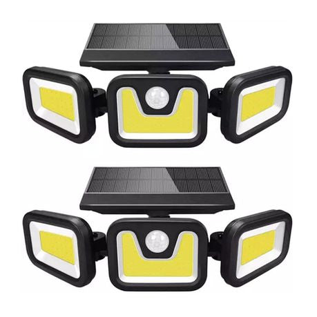 Split Solar Powered COB Wall Light 2400Mah Battery with Motion Sensor