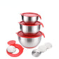 Multifunctional Mixing Bowl Set 3pc