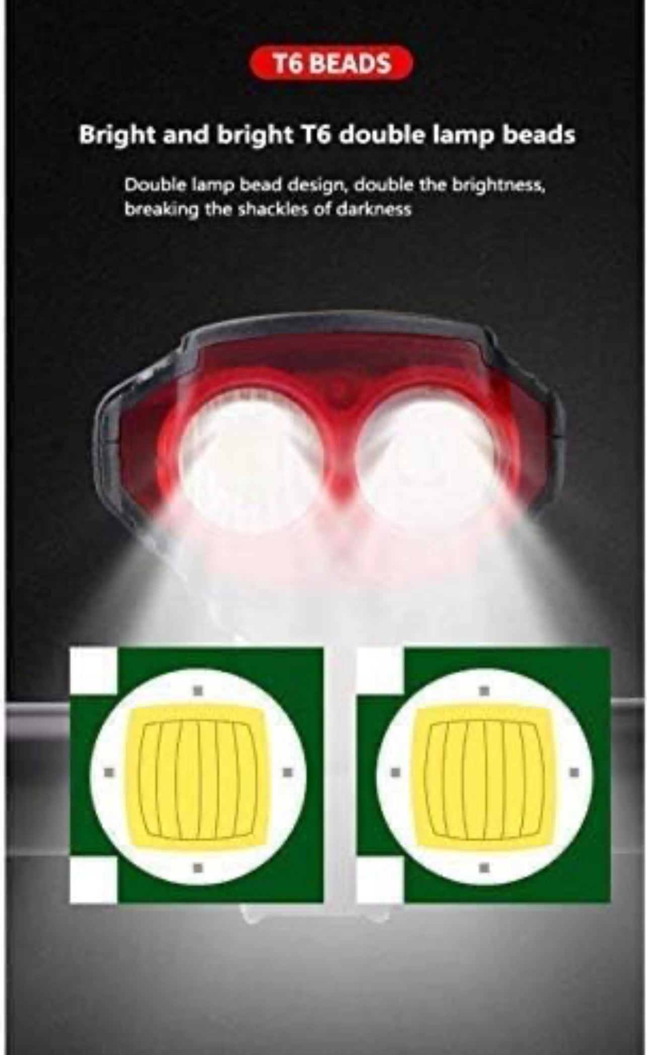 Dual Light Source Solar Powered Horn Bicycle Light 120l
