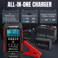 KONNWEI RC-10 2 inch Car Battery Charger Battery Pulse Repair Tool, Plug Type:EU Plug