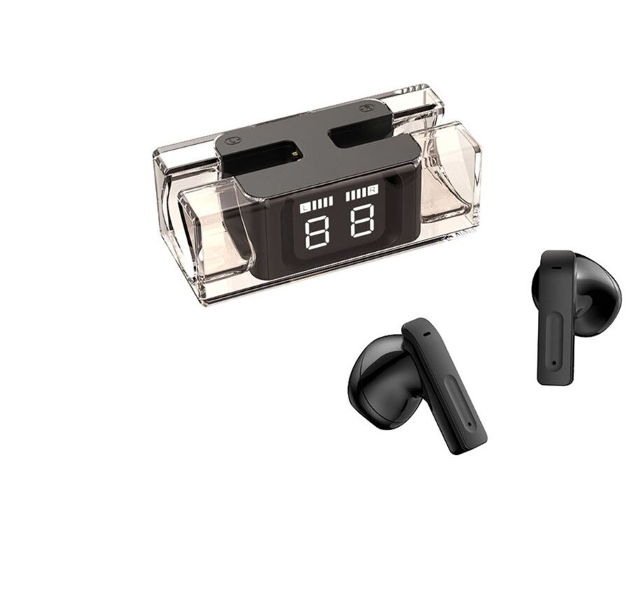 Translucent Bluetooth Headset Intelligent Digital Display