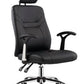 Contemporary Design PU Leather Office Arm Chair With Reclinable Backrest