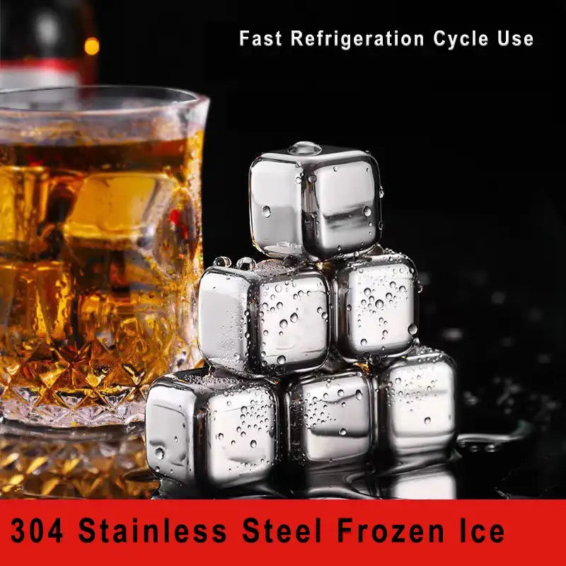 Stainless Steel Ice Cubes