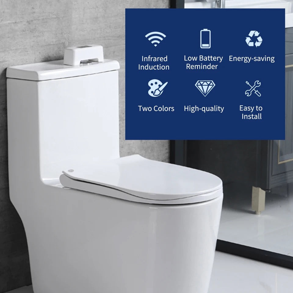 Smart Toilet Push Button Touchless
