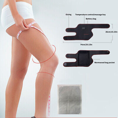 Knee Massager Electric Heated Knee Pad Brace Arthritis Pain Relief Warm Therapy Belt Protector