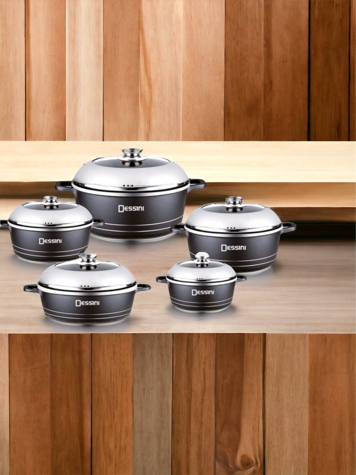 Die-Cast Granite Non-Stick Cookware - Set 10-Piece