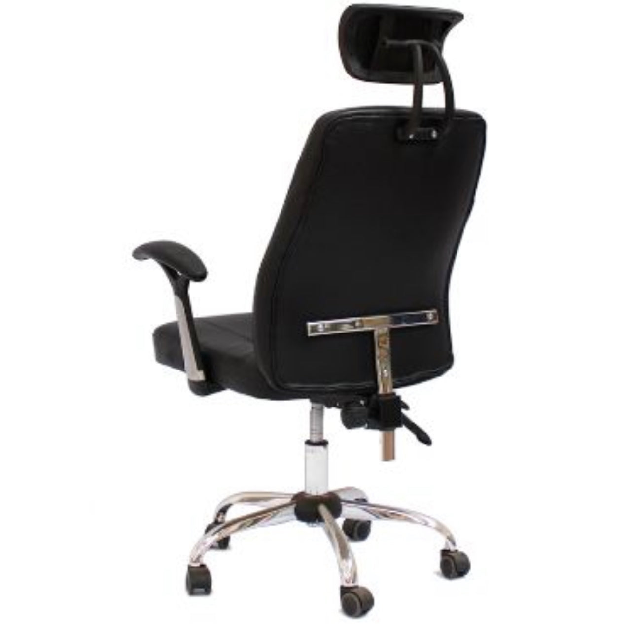 Contemporary Design PU Leather Office Arm Chair With Reclinable Backrest