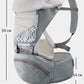 4-in-1 Ergonomic Baby Carrier with Hip Seat & Lumbar Support
