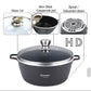 Die-Cast Granite Non-Stick Cookware - Set 10-Piece