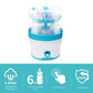 Multi-Purpose Electric Baby Bottle Sterilizer and Warmer - Pink/Blue