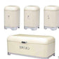 Deluxe edition Breadbin with 3pcs Canister Set