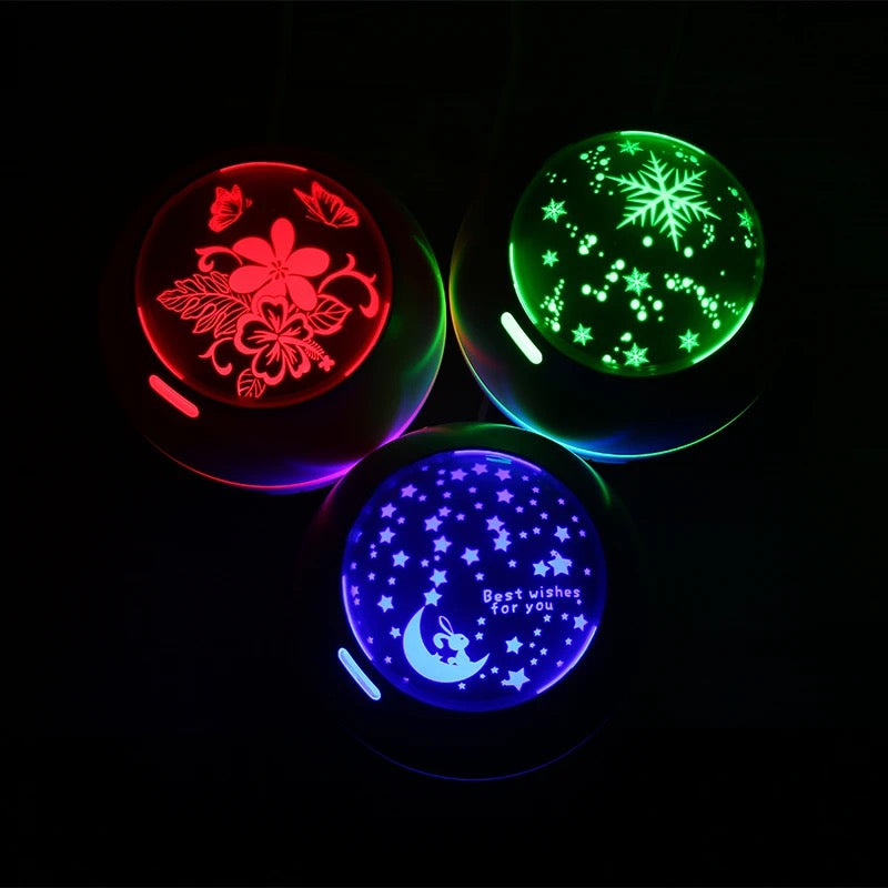 Light Shadow Wooden Aroma Diffuser -300ml