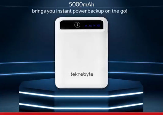 Mini Powerbank 5000mah With Flashlight & 3 usb