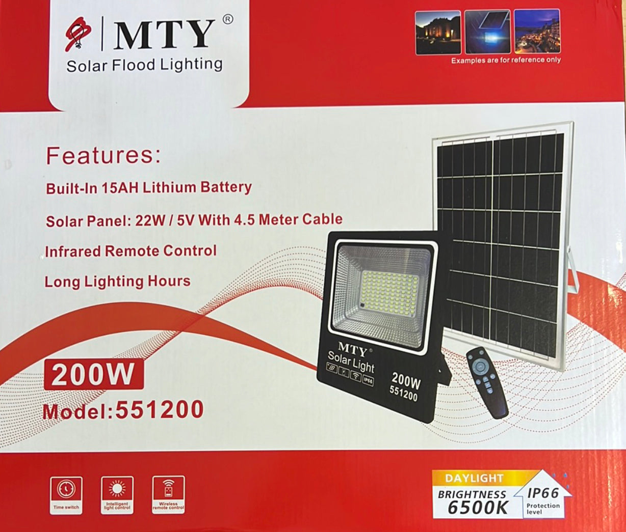 Load Shedding Solar Flood Light 200w