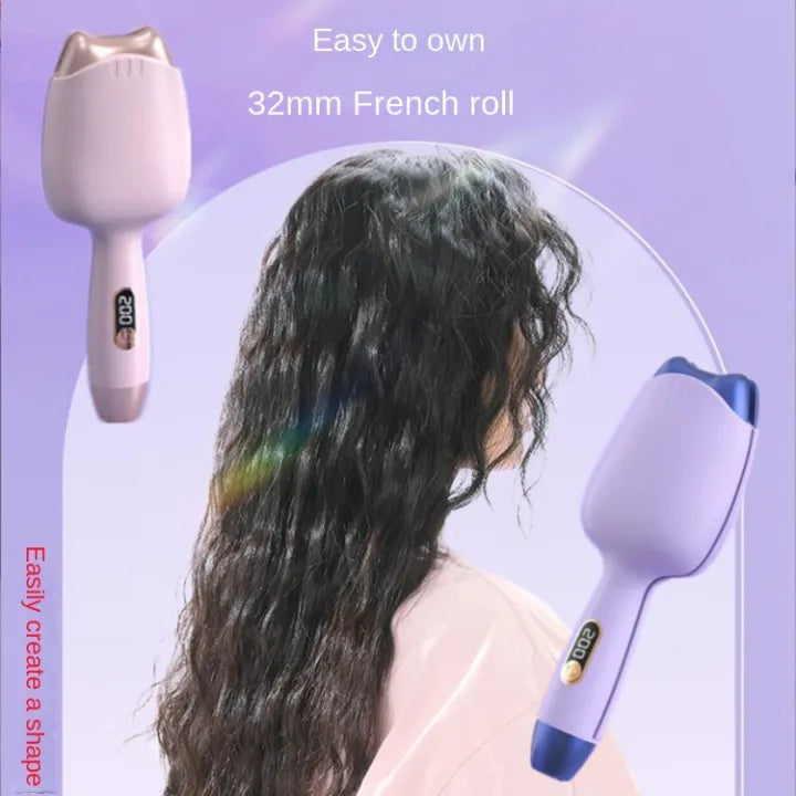 Electric Hair Curler Negative Ions Ceramic Curling Iron 32mm Wave Curly Hair Styler Tools