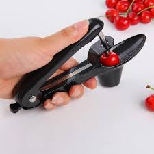 Handheld Cherry Olive Pitter Corer Stone Seed Removal Squeeze Grip Go Nuclear Device Fruit Core Remover Fruit Vegetable Too