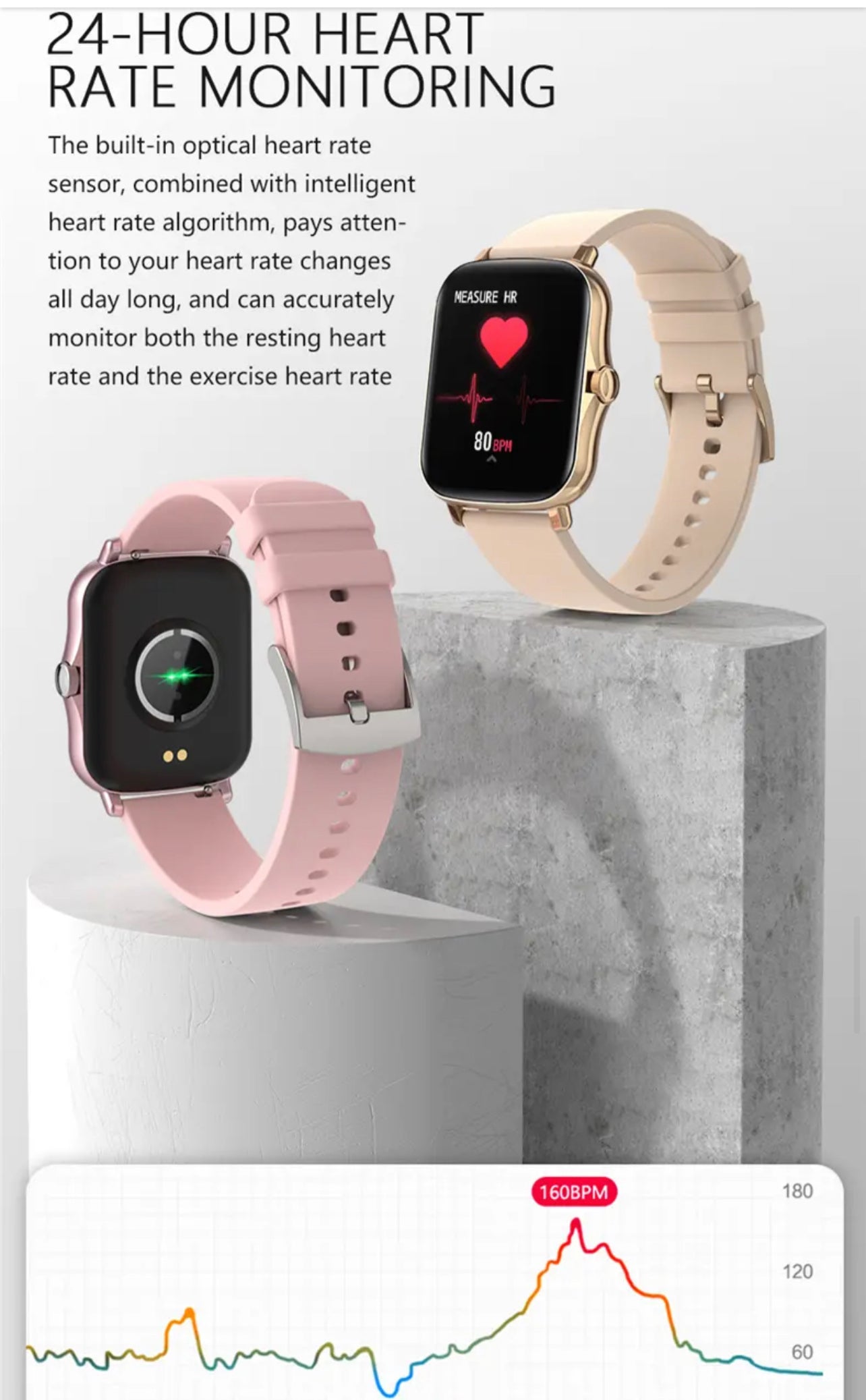 Smart Watch Intelligent Woman’s Health Management - HD Call/BT