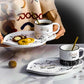 Mothers Day Combo European Style Ceramic Coffee Cup And Plate Set