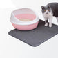 New Washable Double Layer Pet Supply Pet Cat Litter Mat Pet Litter Box Mat Non-slip Sand Cat Pad Feeding Pad Placemat