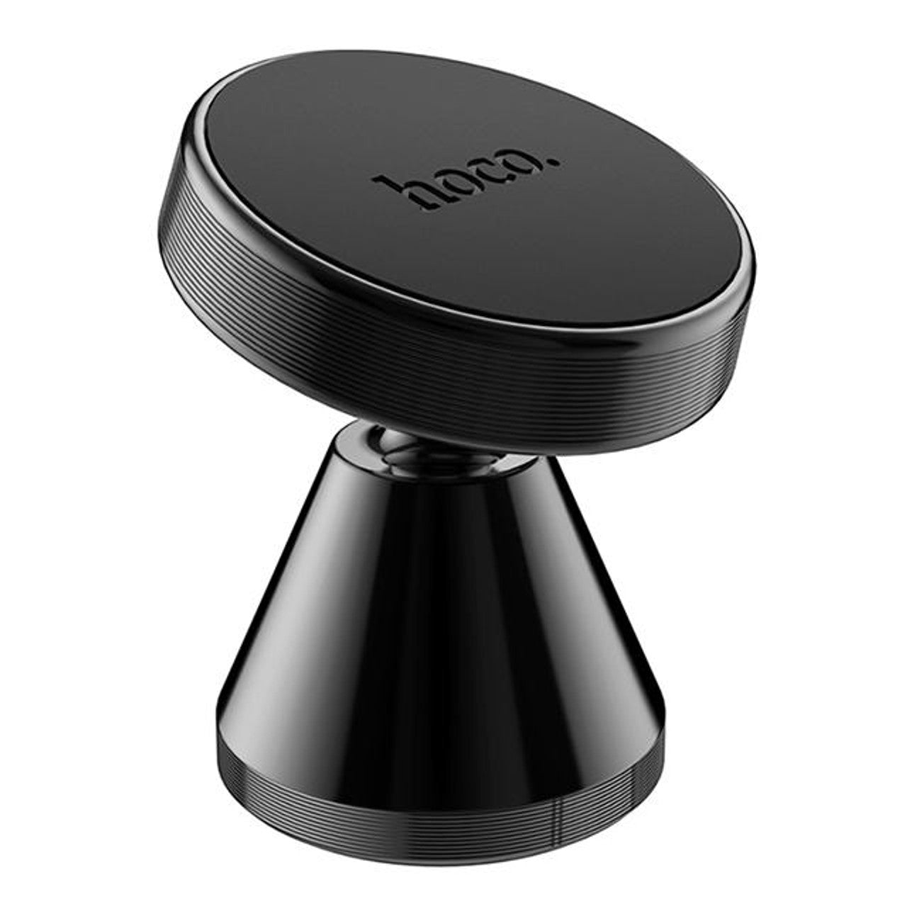 Portable Car Central Console Metal Magnetic Holder(Black)