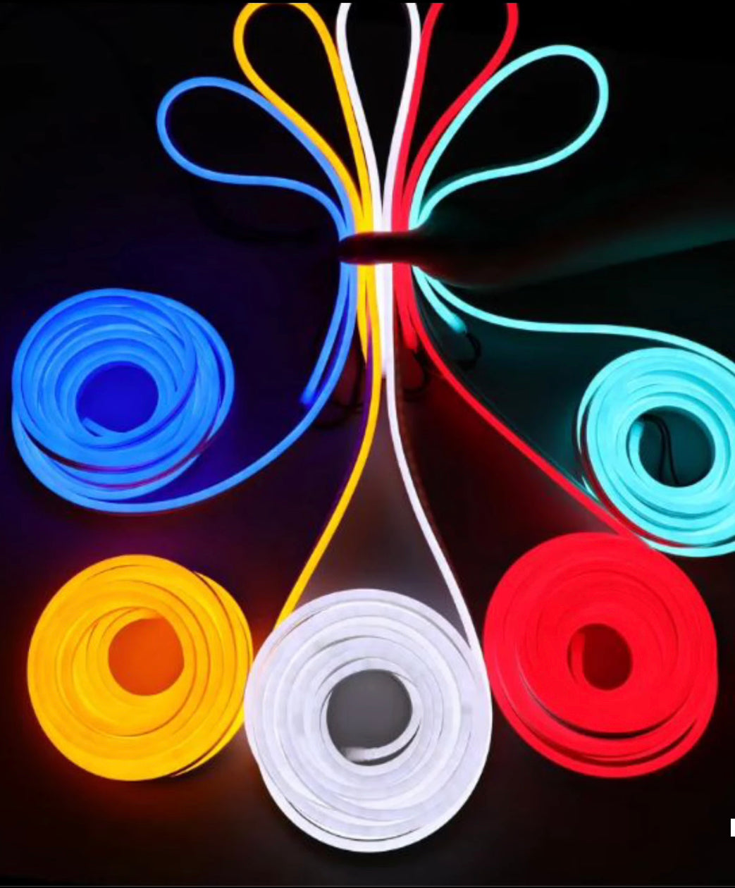 Neon Flex Led Strip 5Meters 12v Waterproof outdoor ip65 modabe for Neon Sign