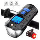 Dual Light Source Wireless Code Meter with Horn Bicycle Front Light