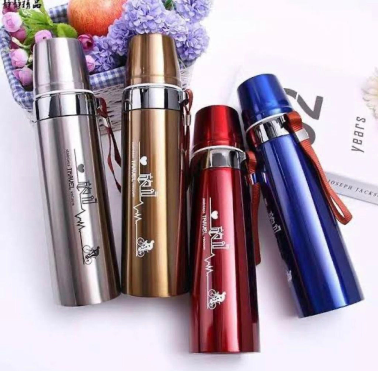 Hot & Cold Water Vacuum Thermos Maintains Long Temperature Stainless Thermos Water Thermos Stainless Vacuum Flask 800ml