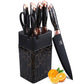 7pcs Kitchen Knife Sets with Grindstone