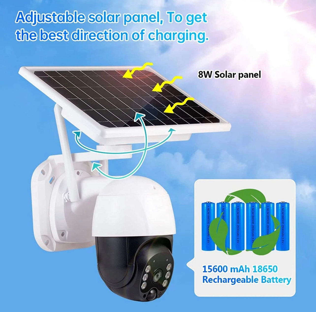 4G Sim Solar CCTV Security Camera Waterproof outdoor IP Camera