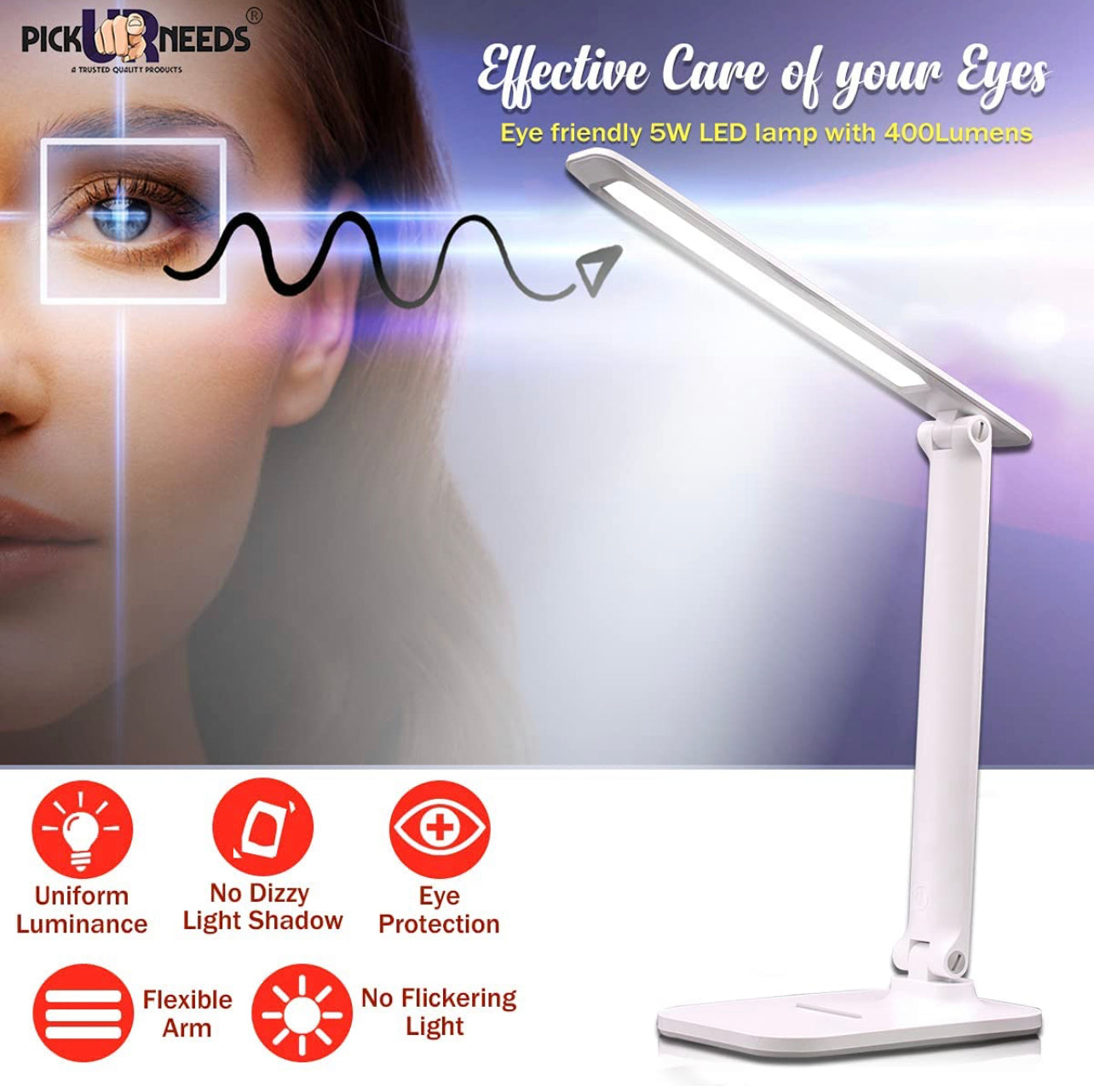 Desk Lamp USB Charge