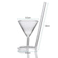Creative Fun Spiral Cocktail Glass Revolving Martini Glass