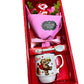 Valentine Gift Box Rose, Mug and Spoon