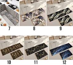 2 Piece Set Anti Fatigue Kitchen Floor Mats