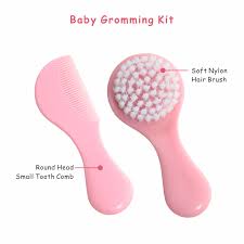 Baby hair brush and comb set