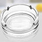 MHome Durable Glass Ash Tray In Round And Square Shape For Home Or Office