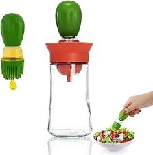 Oil Dispenser Bottle With Silicone Brush