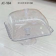 Transparent Acrylic Cake Stand with Dome
