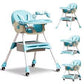4-in-1 Adjustable Kid Dining Chairs with Five-Point Snap Button