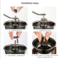 MHome Manual Coffee Mill Grinder with Adjustable Ceramic Burr